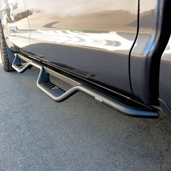Westin 20-13255 Outlaw Nerf Step Bars; Drop; Steel;  Textured Black; - Truck Part Superstore