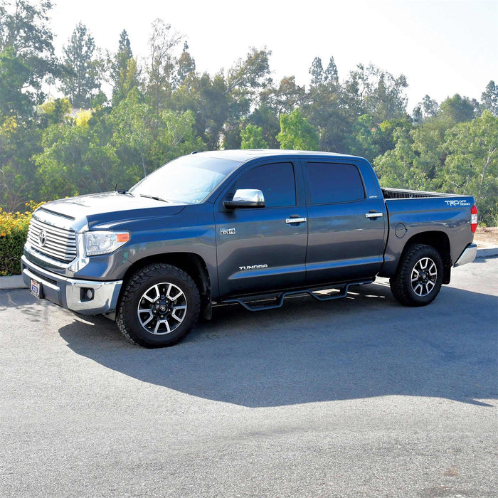 Westin 20-13255 Outlaw Nerf Step Bars; Drop; Steel;  Textured Black; - Truck Part Superstore
