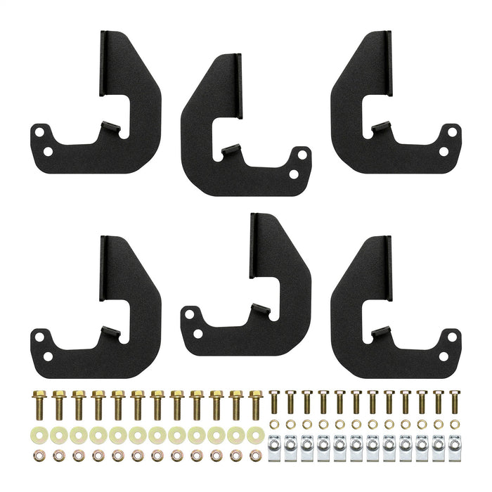 Westin 20-13725 Outlaw Nerf Step Bars; Drop; Steel;  Textured Black; - Truck Part Superstore
