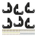 Westin 20-13725 Outlaw Nerf Step Bars; Drop; Steel;  Textured Black; - Truck Part Superstore