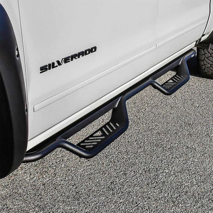 Westin 20-13725 Outlaw Nerf Step Bars; Drop; Steel;  Textured Black; - Truck Part Superstore