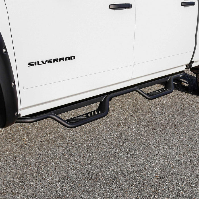 Westin 20-13725 Outlaw Nerf Step Bars; Drop; Steel;  Textured Black; - Truck Part Superstore