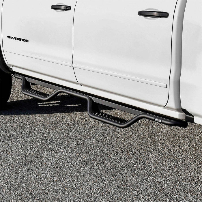 Westin 20-13725 Outlaw Nerf Step Bars; Drop; Steel;  Textured Black; - Truck Part Superstore