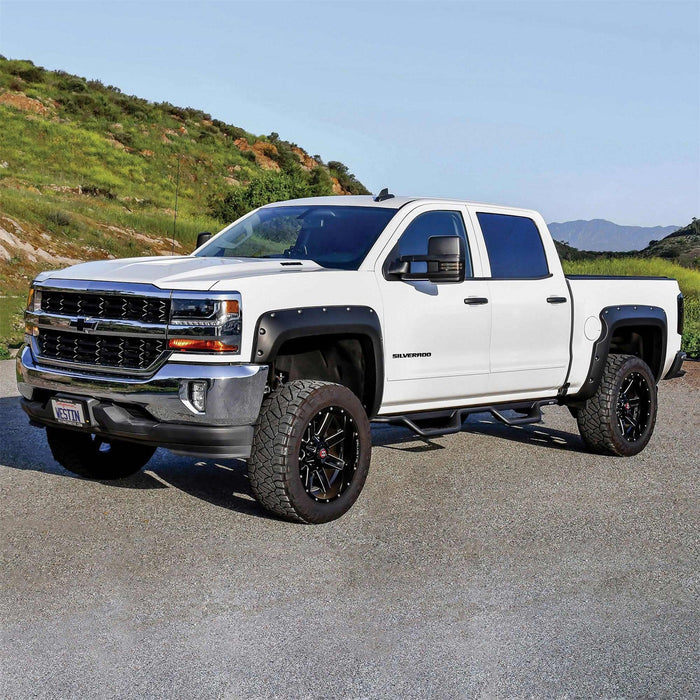 Westin 20-13725 Outlaw Nerf Step Bars; Drop; Steel;  Textured Black; - Truck Part Superstore