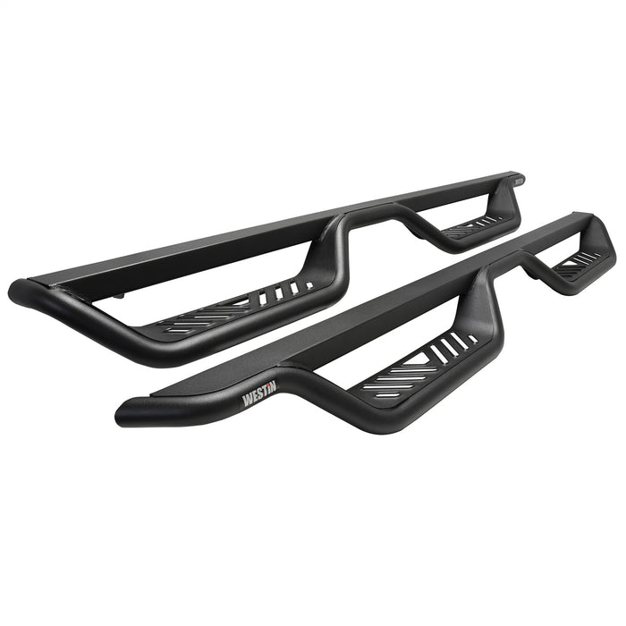 Westin 20-13835 Outlaw Nerf Step Bars; Drop; Textured Black; - Truck Part Superstore