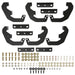 Westin 20-13945 Outlaw Nerf Step Bars; Drop; Textured Black; - Truck Part Superstore