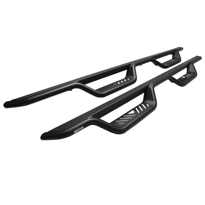 Westin 20-14085 Outlaw Nerf Step Bars; Drop; Textured Black; - Truck Part Superstore