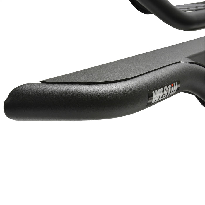 Westin 20-14085 Outlaw Nerf Step Bars; Drop; Textured Black; - Truck Part Superstore
