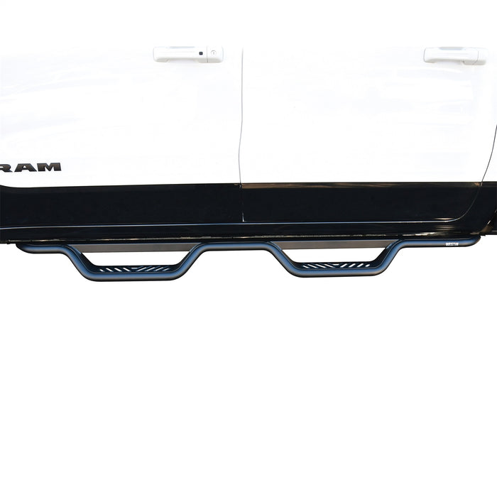 Westin 20-14085 Outlaw Nerf Step Bars; Drop; Textured Black; - Truck Part Superstore
