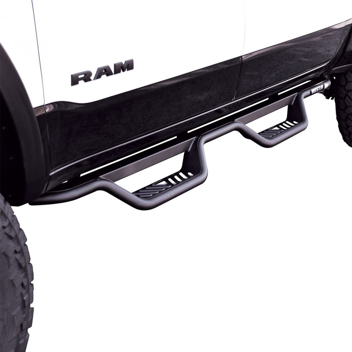 Westin 20-14085 Outlaw Nerf Step Bars; Drop; Textured Black; - Truck Part Superstore
