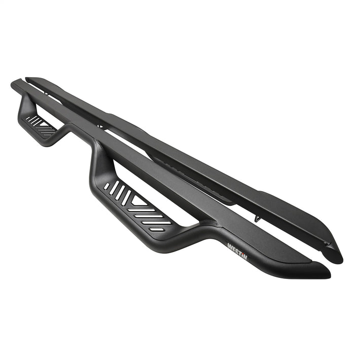 Westin 20-14125 Outlaw Nerf Step Bars; Drop; Steel;  Textured Black; - Truck Part Superstore
