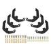 Westin 20-14125 Outlaw Nerf Step Bars; Drop; Steel;  Textured Black; - Truck Part Superstore