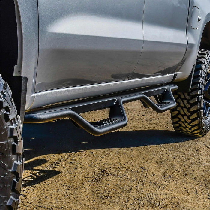 Westin 20-14135 Outlaw Nerf Step Bars; Drop; Textured Black; - Truck Part Superstore