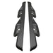 Westin 20-14165 Outlaw Nerf Step Bars; Drop; Textured Black; - Truck Part Superstore