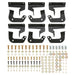 Westin 20-14165 Outlaw Nerf Step Bars; Drop; Textured Black; - Truck Part Superstore