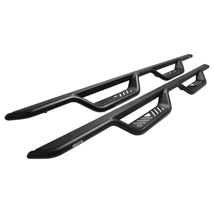 Westin 20-14165 Outlaw Nerf Step Bars; Drop; Textured Black; - Truck Part Superstore