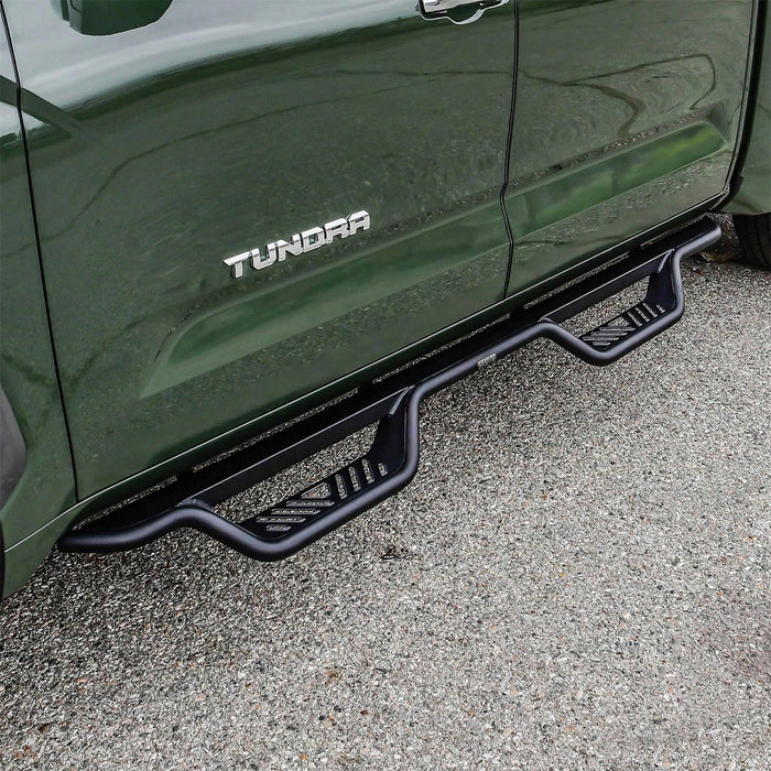 Westin 20-14235 Outlaw Nerf Step Bars; Drop; Textured Black Powder Coat; - Truck Part Superstore