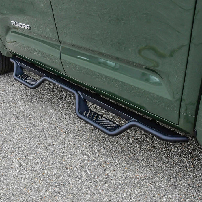 Westin 20-14235 Outlaw Nerf Step Bars; Drop; Textured Black Powder Coat; - Truck Part Superstore