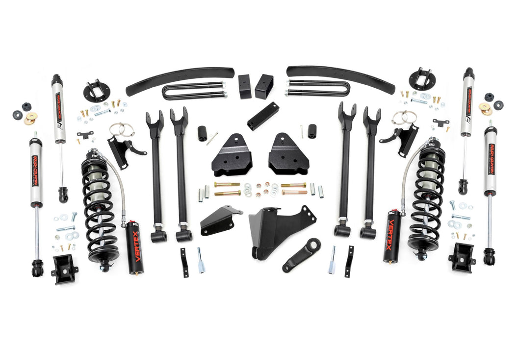 Rough Country 57958 6 Inch Lift Kit - Diesel - 4 Link - C/O V2 - Ford Super Duty (05-07) - Truck Part Superstore