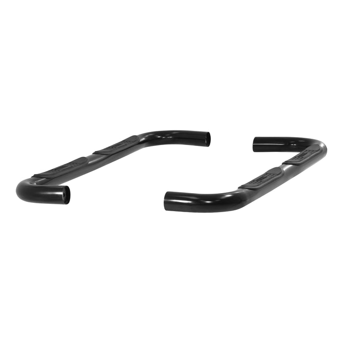 ARIES 201000 3" Round Black Steel Side Bars, Select Jeep Cherokee for Select Jeep Cherokee
