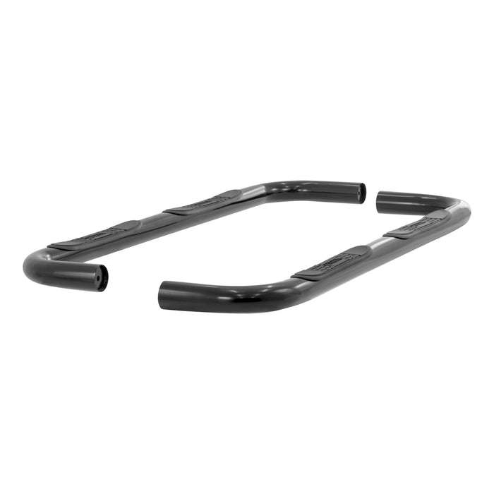 ARIES 201001 3" Round Black Steel Side Bars, Select Jeep Grand Cherokee for Select Jeep Grand Cherokee