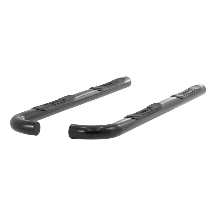 ARIES 201002 3" Round Black Steel Side Bars, Select Jeep Liberty for Select Jeep Liberty