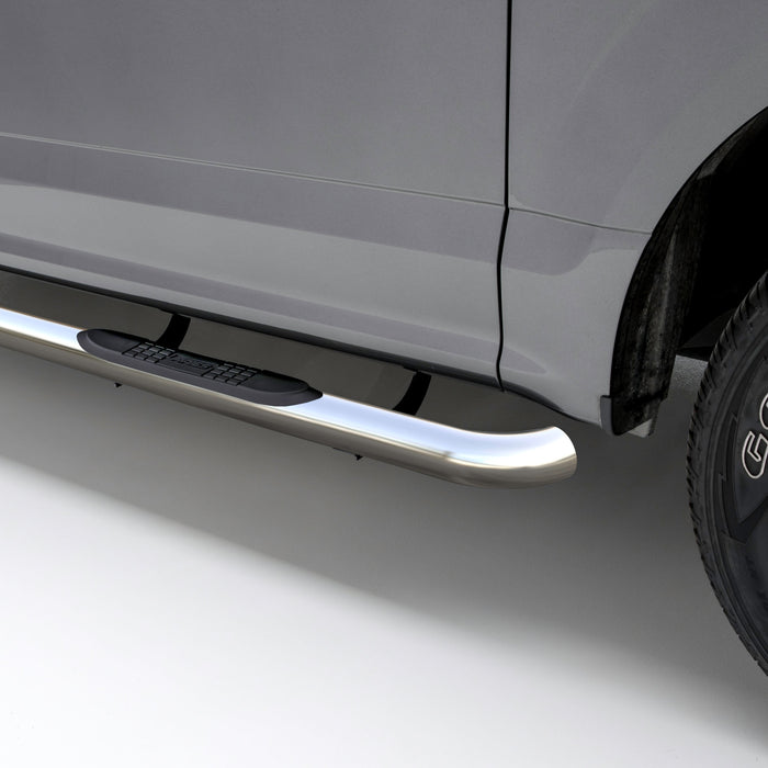ARIES 201008-2 3" Round Polished Stainless Side Bars, Select Jeep Grand Cherokee for Select Jeep Grand Cherokee