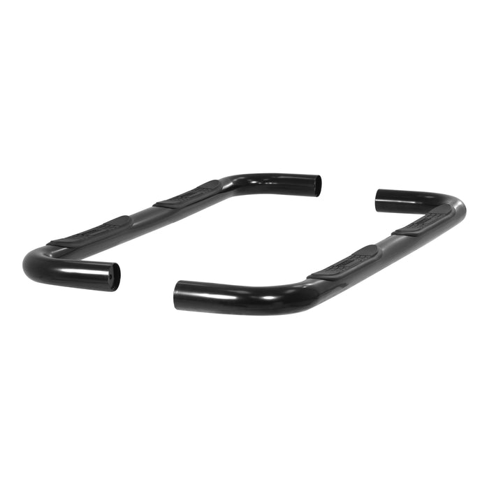 ARIES 202003 3" Round Black Steel Side Bars, Select Toyota Tundra for Select Toyota Tundra