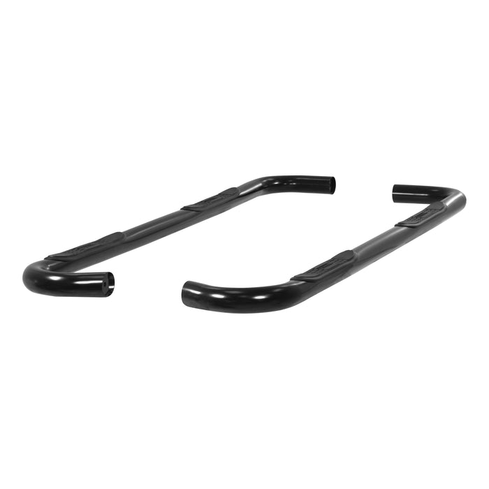 ARIES 202006 3" Round Black Steel Side Bars, Select Toyota Tundra for Select Toyota Tundra