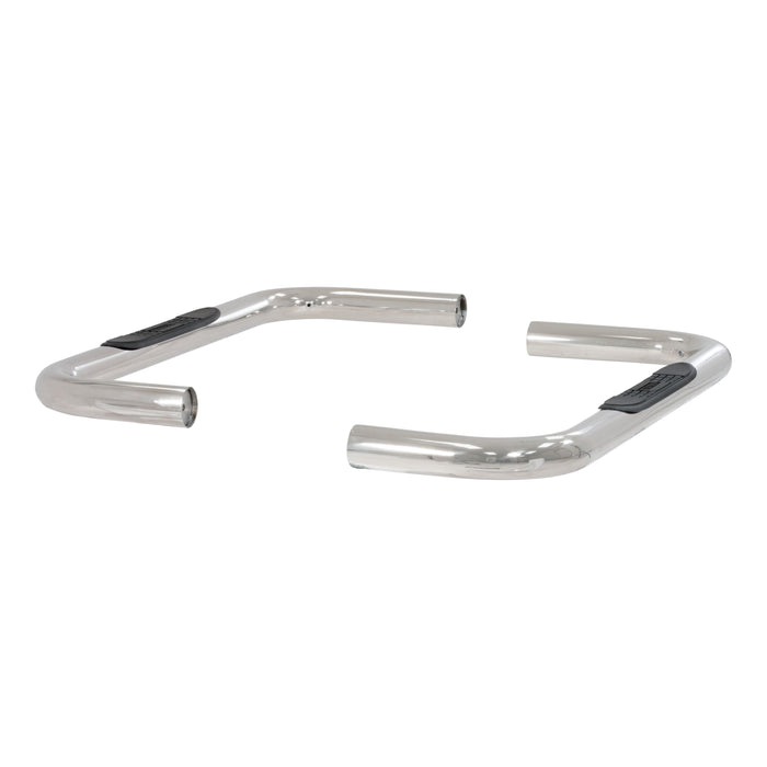 ARIES 203001-2 3" Round Polished Stainless Side Bars, Select Ford Bronco, F-150 for Select Ford F-150