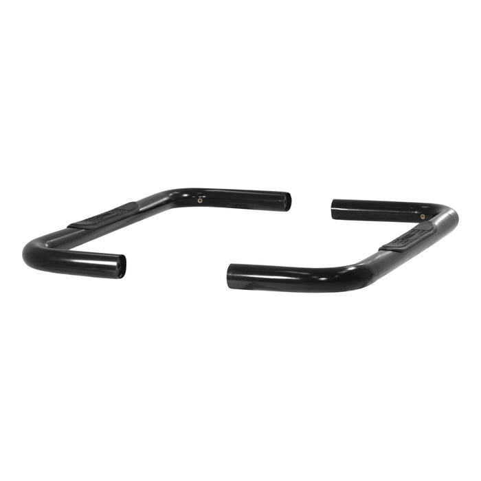 ARIES 203001 3" Round Black Steel Side Bars, Select Ford Bronco, F-150 for Select Ford F-150