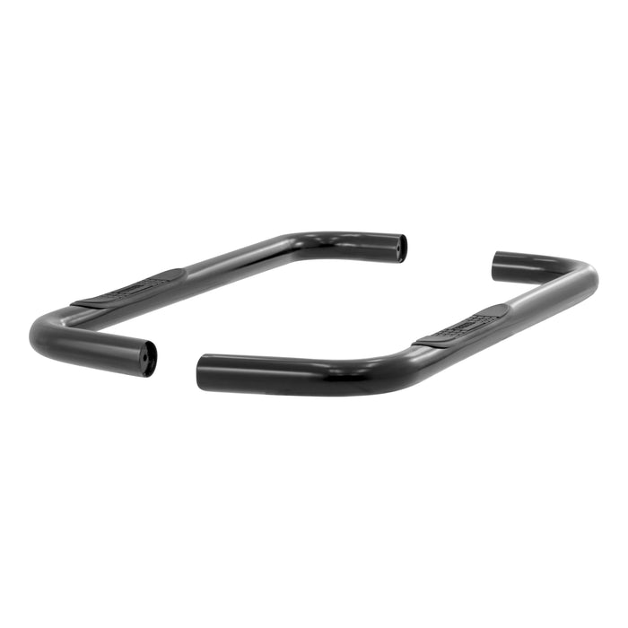 ARIES 203003 3" Round Black Steel Side Bars, Select Mazda B-Series, Ford Ranger for Select Ford Ranger