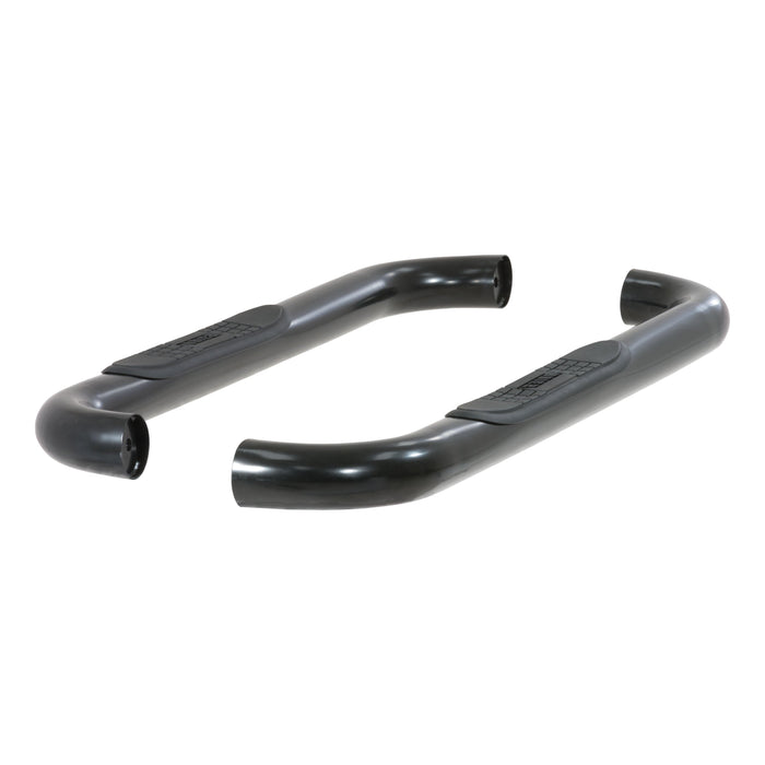 ARIES 203014 3" Round Black Steel Side Bars, Select Ford F-250, F-350 Super Duty for Select Ford F-250