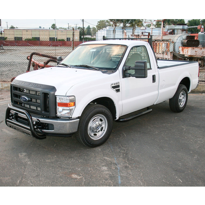 ARIES 203014 3" Round Black Steel Side Bars, Select Ford F-250, F-350 Super Duty for Select Ford F-250