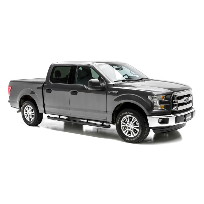 ARIES 203043 3" Round Black Steel Side Bars, Select Ford F-150, F-250, F-350 Super Duty for Select Ford F-150