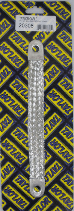 Taylor Cable 20308 Grounding Strap; 4 Gauge; 8 in. Long; Tinned Copper; - Truck Part Superstore