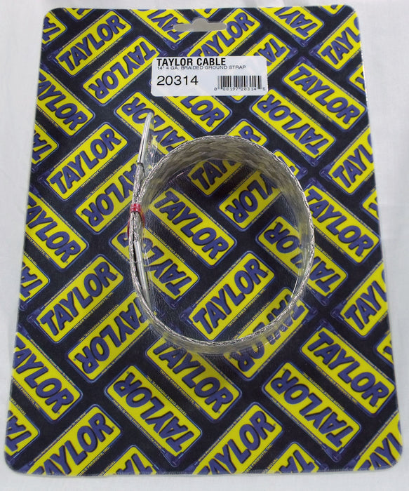 Taylor Cable 20314 Grounding Strap; 4 Gauge; 14 in. Long; Tinned Copper; - Truck Part Superstore