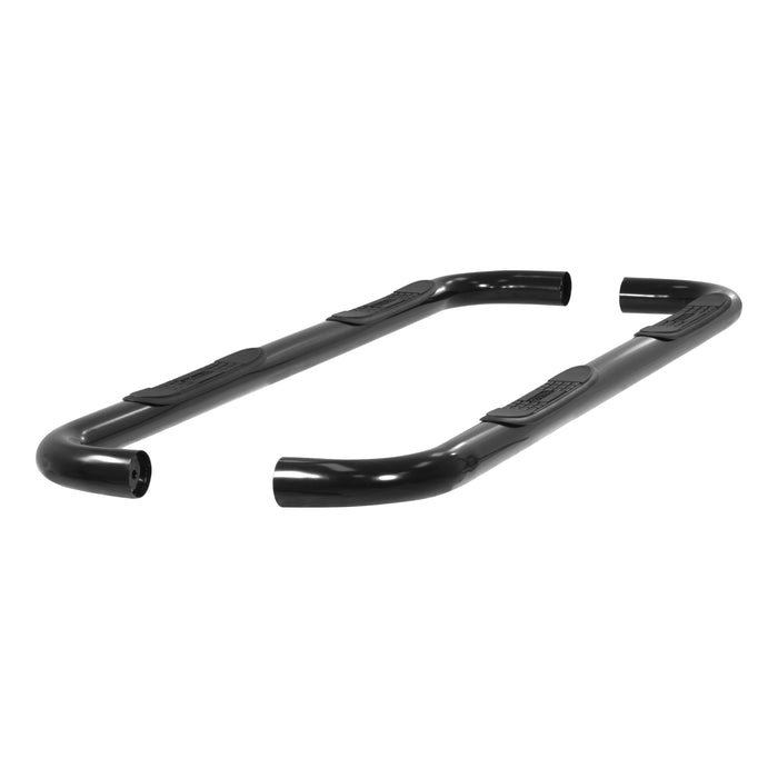 ARIES 204012 3" Round Black Steel Side Bars, Select Chevrolet Tahoe, GMC Yukon for Select Chevrolet Tahoe