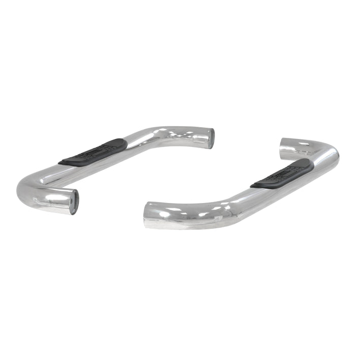 ARIES 204018-2 3" Round Polished Stainless Side Bars, Select Blazer FS, Tahoe, Yukon, C, K for Select Chevrolet C2500