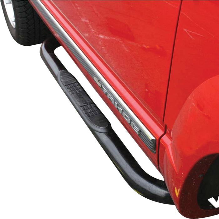 ARIES 204018 3" Round Black Steel Side Bars, Select Blazer FS, Tahoe, Yukon, C, K for Select Chevrolet C2500