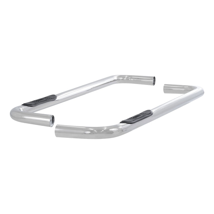 ARIES 204041-2 3" Round Polished Stainless Side Bars, Select Chevrolet, GMC C, K for Select Chevrolet K20