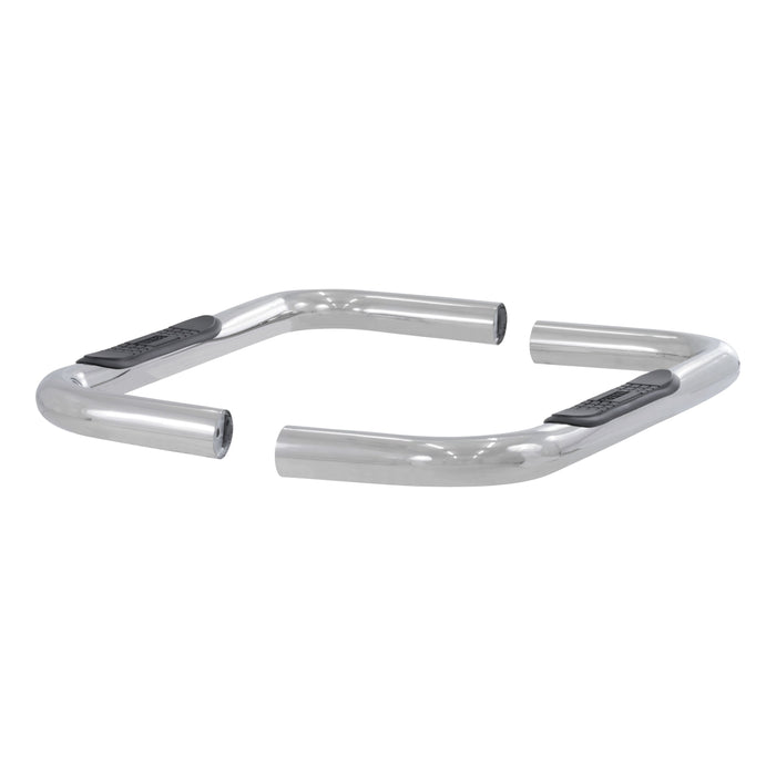 ARIES 204044-2 3" Round Polished Stainless Side Bars, Select Chevrolet, GMC Blazer K5 for Select Chevrolet K5 Blazer