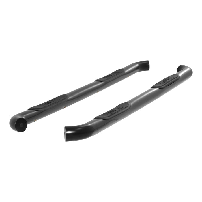 ARIES 204045 3" Round Black Steel Side Bars, Select Silverado, Sierra 1500, 2500, 3500 HD for Select Chevrolet Silverado 2500 HD