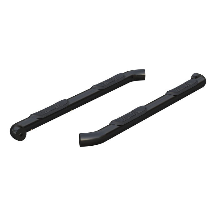 ARIES 204051 3" Round Black Steel Side Bars, Select Chevrolet Colorado, GMC Canyon for Select Chevrolet Colorado