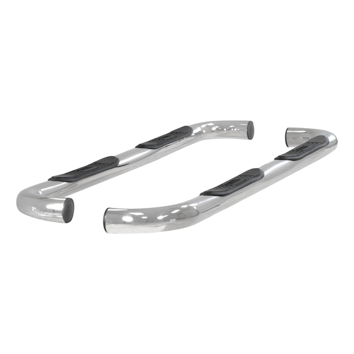 ARIES 204076-2 3" Round Polished Stainless Side Bars, Select Hummer H3 for Select Hummer H3