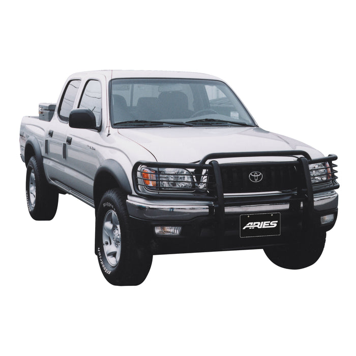 ARIES 2049 Black Steel Grille Guard, Select Toyota Tacoma for Select Toyota Tacoma
