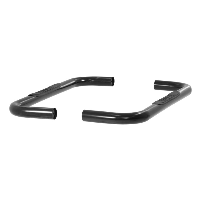 ARIES 205002 3" Round Black Steel Side Bars, Select Dodge Ram 1500, 2500 for Select Dodge Ram 1500