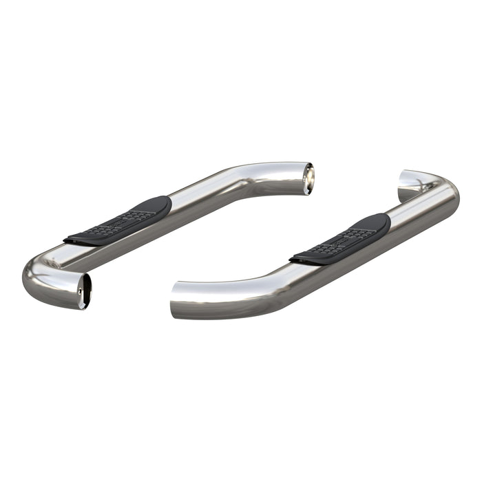 ARIES 205039-2 3" Round Polished Stainless Side Bars, Select Dodge, Ram 1500, 2500, 3500 for Select Ram 2500