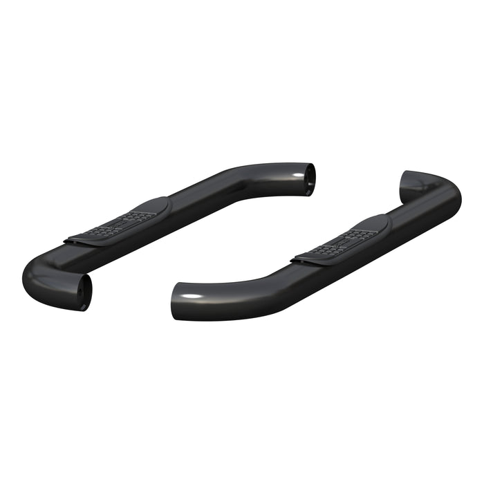 ARIES 205039 3" Round Black Steel Side Bars, Select Dodge, Ram 1500, 2500, 3500 for Select Ram 2500