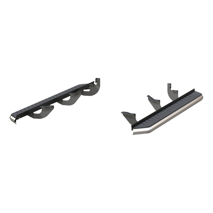 ARIES 2051001 AeroTread 5" x 70" Polished Stainless Running Boards, Select Acura MDX for Select Acura MDX